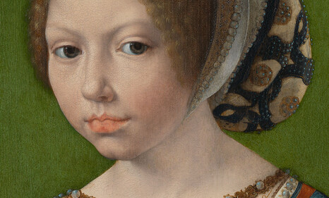 Jan Gossaert, Portret van een meisje met een armillarium (prinses Dorothea van Denemarken), ca. 1530
