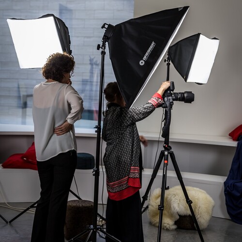 Fotoshoot in M Leuven