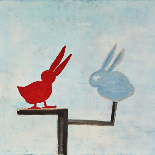 'Konijn en canard', Walter Swennen, 2001