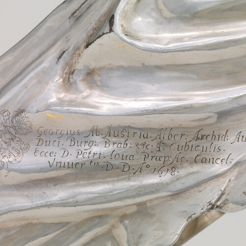 Jan Wynants, Reliekbeeld van de heilige Paulus (detail), Leuven, 1618, Collectie M Leuven / Sint-Pieterskerk