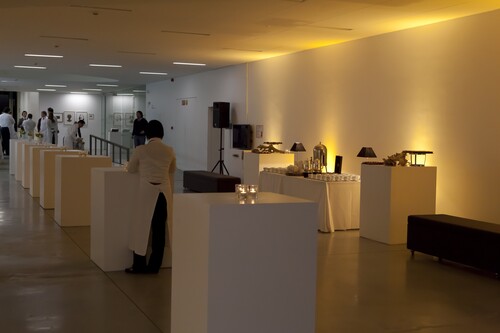 Lobby klaar voor receptie