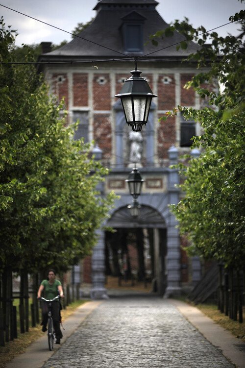 Fietser in Leuven