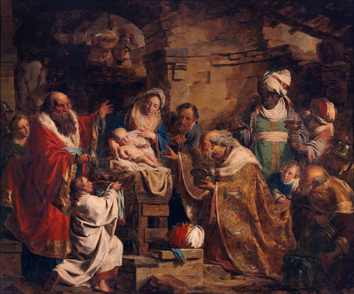 Pierre Joseph Verhaghen, ‘Aanbidding der wijzen‘, ca. 1780, M Leuven