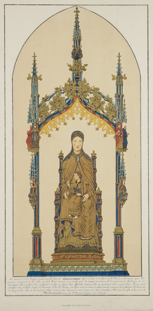 Alexandre Joos, ‘Sedes Sapientiae’, ca. 1850, M Leuven