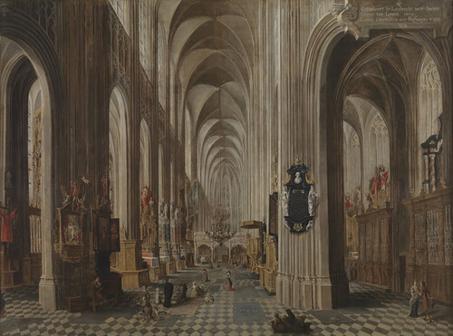 Wolfgang de Smet, ‘Interieur van de Sint-Pieterskerk te Leuven’, 1667