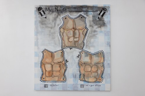 Het kunstwerk ‘Ellie Dolly on a playdate’, Ellen Dhondt, 2023