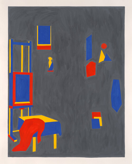 Van Gobbelschroy, Bernard Jos, Leen Voet, 2022, tempera op papier, Collectie M Leuven