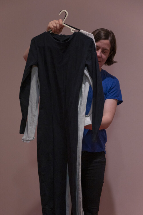 Performance van kunstenaar Grace Schwindt in het kader van Playground festival in museum M Leuven