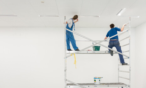 Tentoonstelling in opbouw, M Leuven