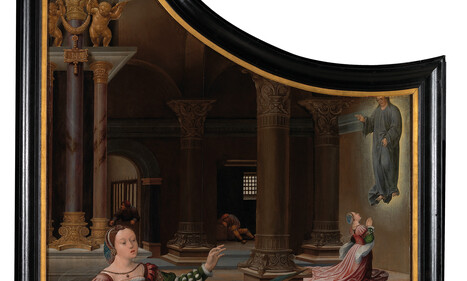 Heilige Margaretha van Antiochië en de draak, Jan Rombouts, ca.1525-1530, Collectie M Leuven