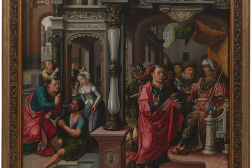 Legende van de heilige Kwinten, Onbekend, 1537, Collectie Vlaamse Gemeenschap bij M Leuven
