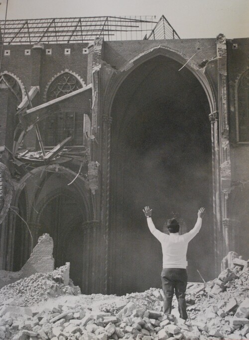 De afbraak van de kerk in 1970
