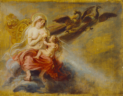 Kunstwerk van Peter Paul Rubens: Het ontstaan van de melkweg 