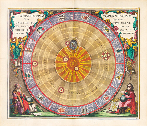 Kunstwerk van Andreas Cellarius: Harmonia macrocosmia 