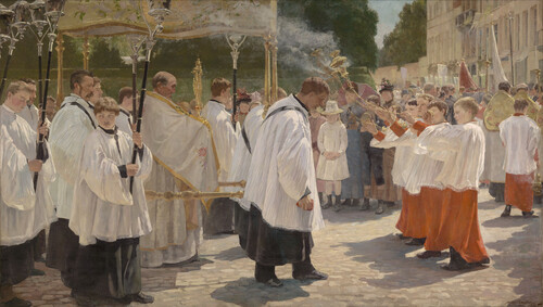 Jean Mayné, De processie, 1878