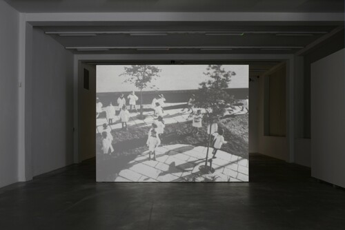 Installatiezicht David Claerbout, Kindergarten Antonio Sant’Elia, 1932, 1998 (still) © M-Museum Leuven | foto: Isabelle Arthuis
