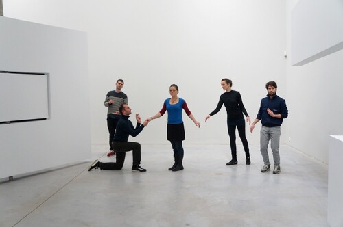 Alexandra Pirici and Manuel Pelmus, Public collection 2014, Enactment of las meninas by Diego Velasquez