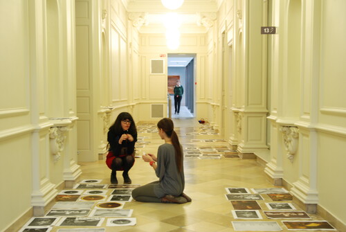 Performance Lynda Gaudreau © M-Museum Leuven 
