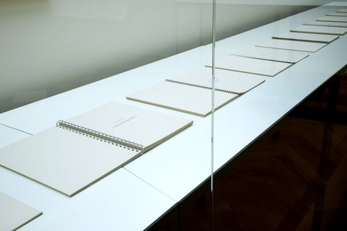 Installatiezicht Observaties, Tekeningen uit de Cera-collectie © M-Museum Leuven | foto: Dirk Pauwels