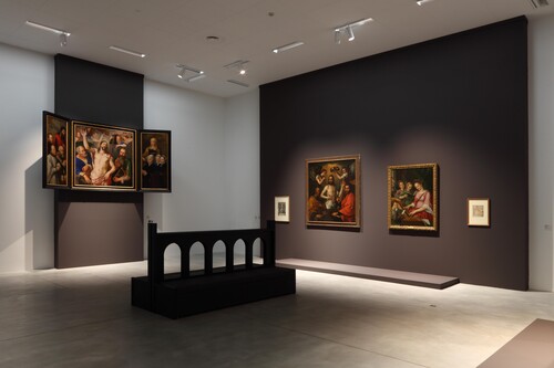 Installatiezicht Michiel Coxcie. De Vlaamse Rafaël © M-Museum Leuven | foto: Dirk Pauwels