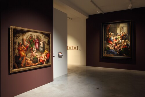 Installatiezicht Michiel Coxcie. De Vlaamse Rafaël © M-Museum Leuven | foto: Dirk Pauwels