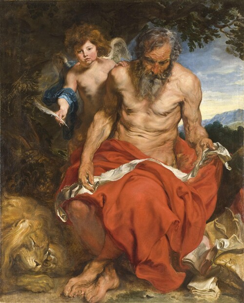 Heilige Hiëronymus met engel | © Museum Boijmans Van Beuningen, Rotterdam