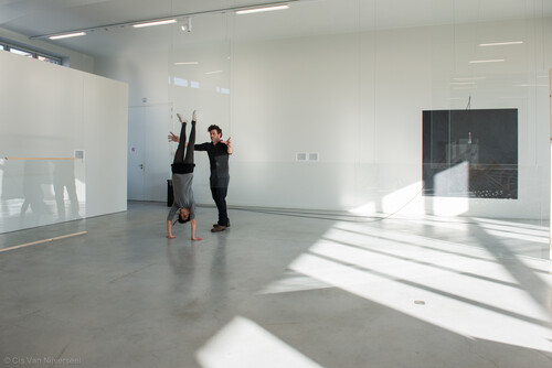 Performance Yael Davids & André van Bergen, Playground 2012 © M-Museum Leuven | foto: Cis