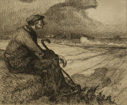Richard Schulz, ‘Rustende wandelaar’, 1912