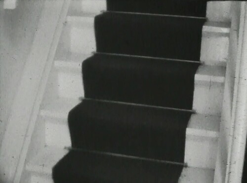 ‘Guy trap op trap af’, 8 mm-video, 1970, Guy Mees