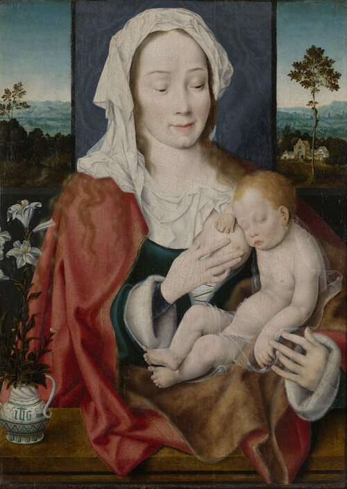 Joos van Cleve, ‘Maria met kind’, ca. 1510-1540, M Leuven