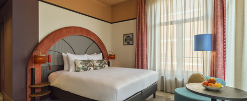 Hotelkamer in Jan Luyken hotel Amsterdam