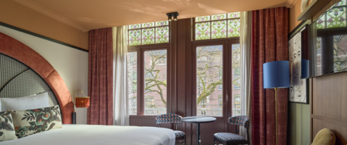 Hotelkamer in Jan Luyken hotel Amsterdam