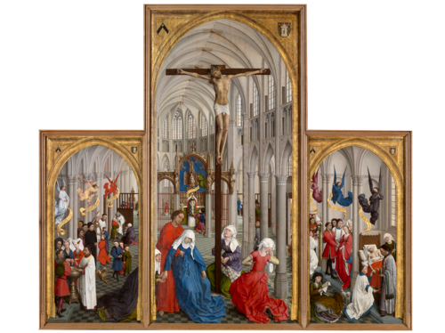 'Triptiek met de Zeven Sacramenten', Rogier Van der Weyden, 1440-1445, Koninklijk Museum voor Schone Kunsten Antwerpen