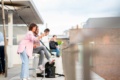 VIP op dakterras van M Leuven tijdens muziek- en cultuurfestival M-IDZOMER