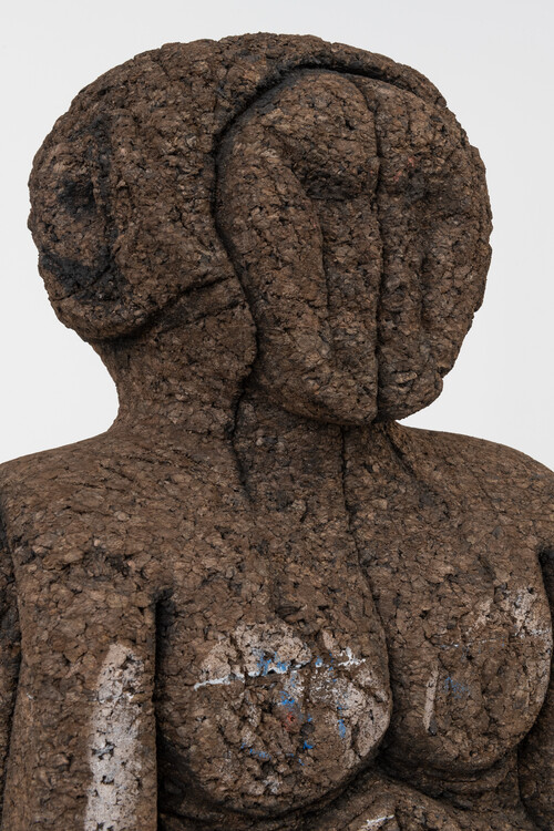 ‘The Ambitious One’ (detail), Huma Bhabha, 2021, private collection