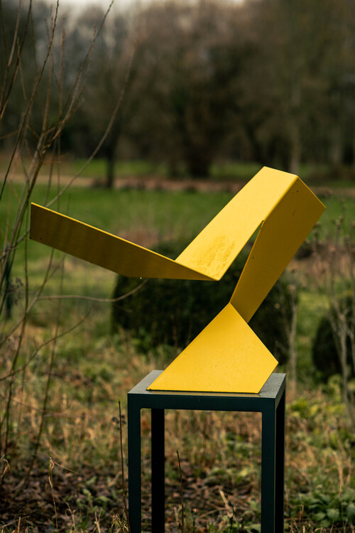 Objectfoto van een sculptuur op de Ijzerenberg