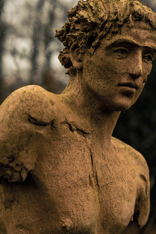 Objectfoto van een sculptuur op de Ijzerenberg