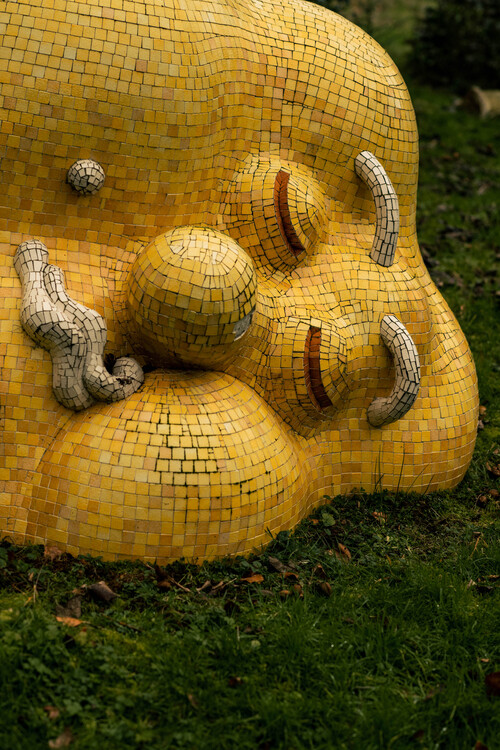 Objectfoto van een sculptuur op de Ijzerenberg