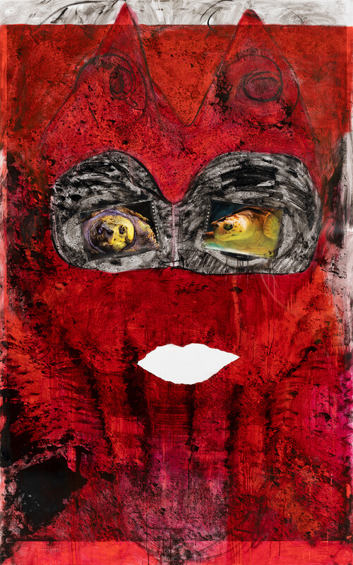 Untitled, Huma Bhabha, 2021, private collection