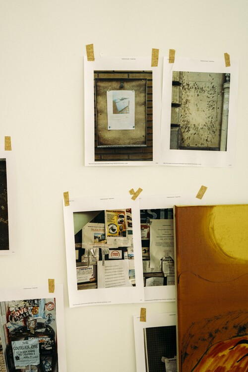 M-resident Anna van der Ploeg in her M-atelier in Cas-co