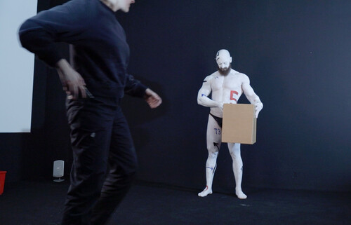 Repetitie met Bodybuilder Jurgen van Wesenmael, Jivan van der Ende, 2023