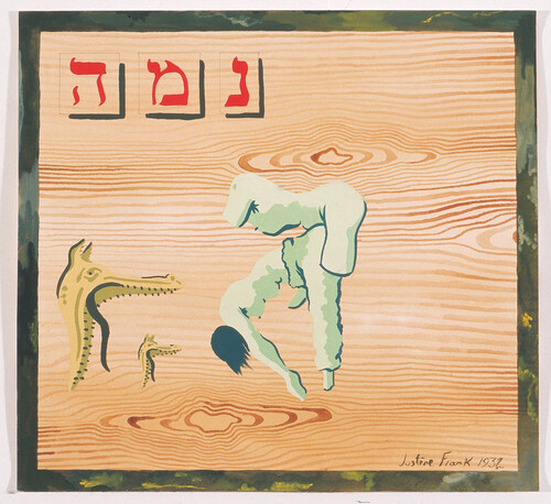 'Tableaux alchimiques pour l’étude de l’hébreu (Alchemical Boards For the Study of Hebrew), 02', Justine Frank