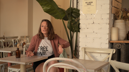 Still uit videowerk Ariane Loze voor Playground 2023