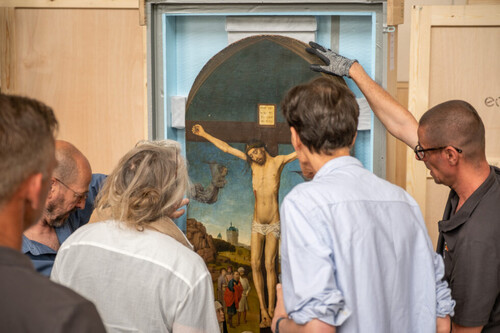 De Triptiek van de kruisafneming komt toe in het Koninklijk Instituut voor het Kunstpatrimonium © KIK-IRPA, Brussel