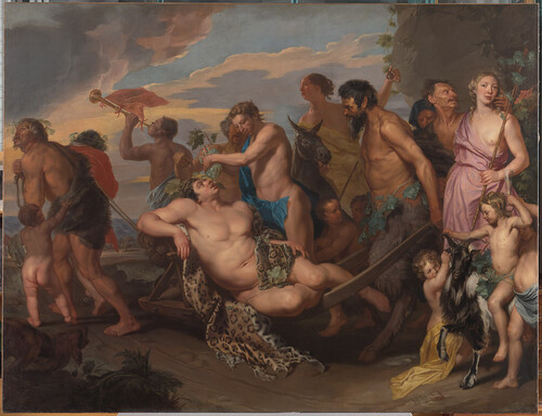 Bacchusstoet, Michaelina Wautier, voor 1659, collectie Kunsthistorisches Museum Wenen