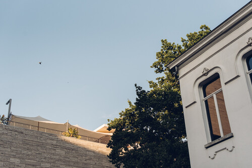 Museum M Leuven op een warme zomeravond tijdens de Zomer van M