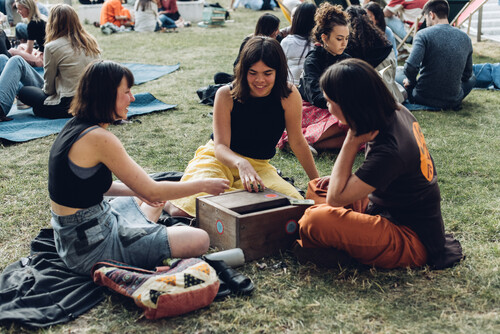 Bezoekers in de ZoMertuin van M Leuven