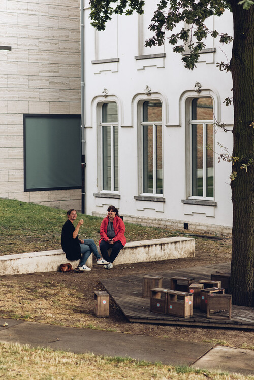 Bezoekers in de ZoMertuin van M Leuven