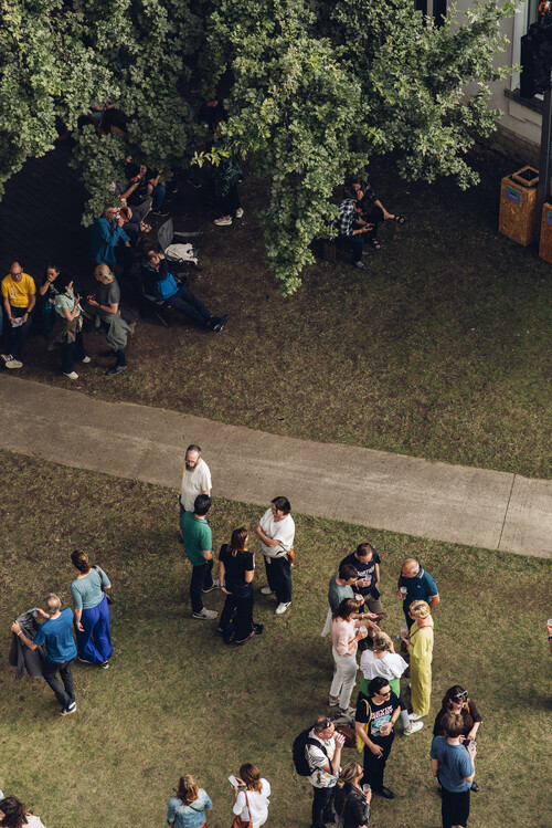 Bezoekers in de ZoMertuin van M Leuven