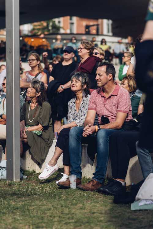 Bezoekers in de ZoMertuin van M Leuven
